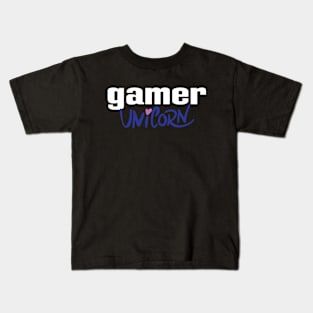 Gamer Unicorn Kids T-Shirt